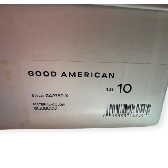 NWT Good American Cinderella clear lucite pumps/heels size 10 ga275p-x glass 002 - Picture 11 of 16